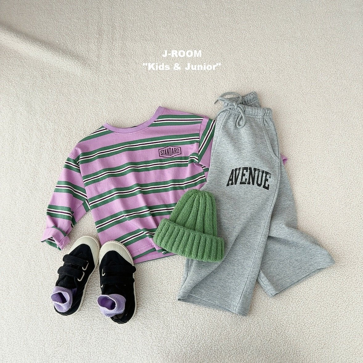 Kale Stripe Tee