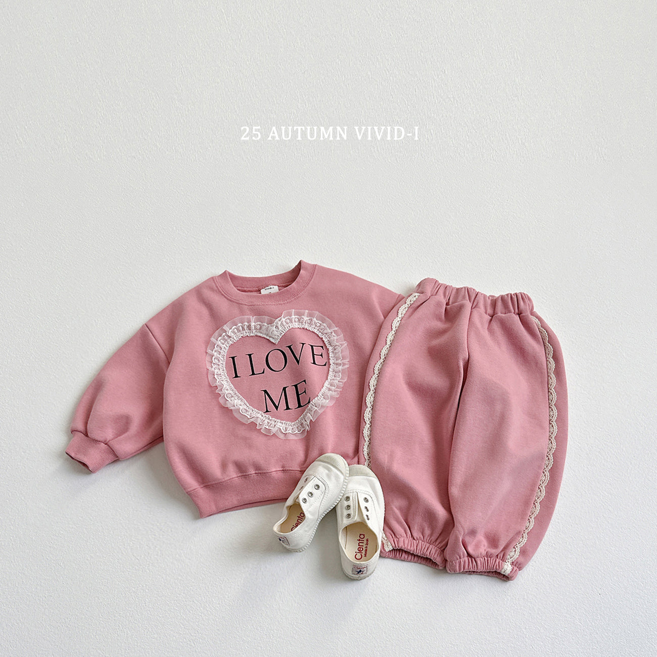 Lace Heart Sweatshirt
