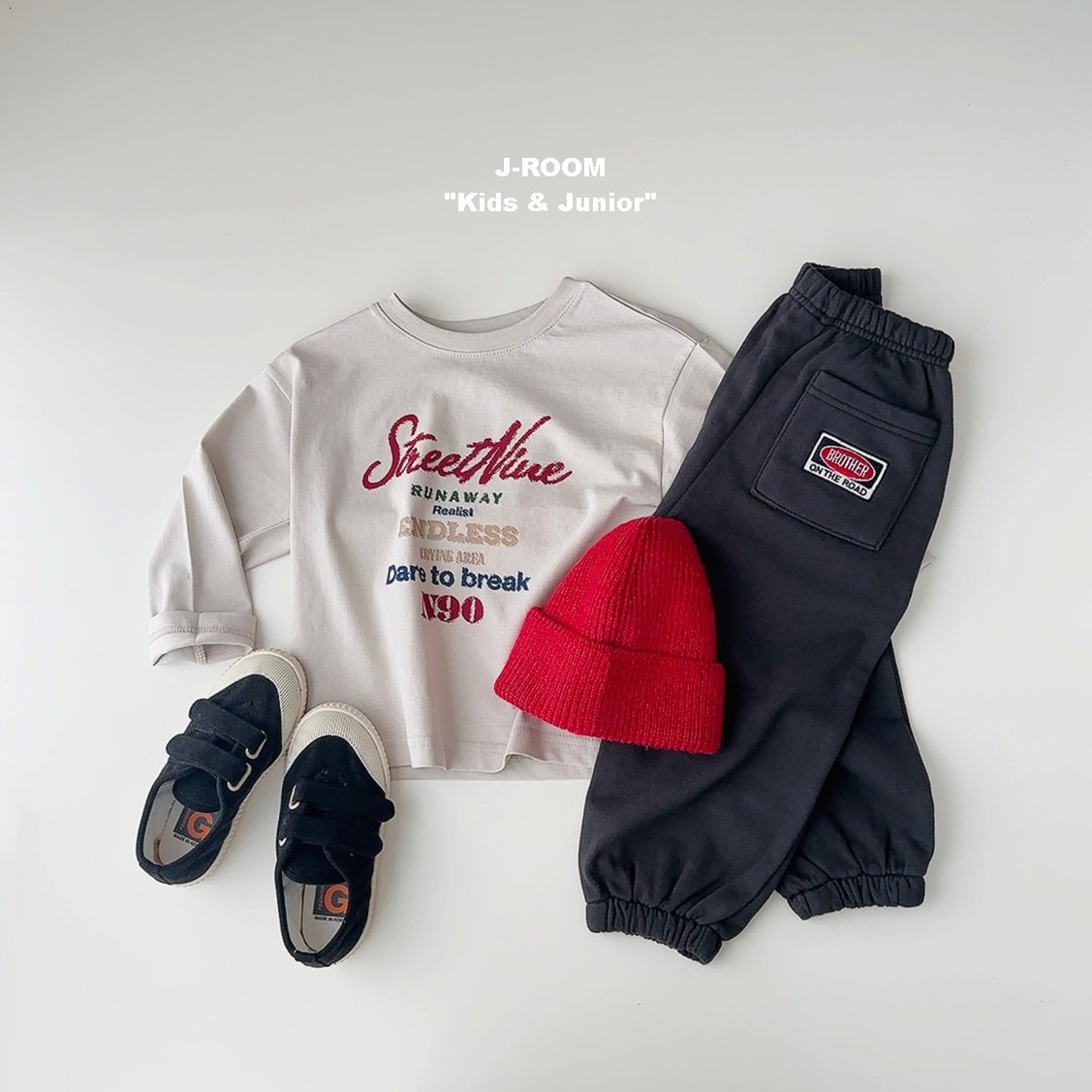 Vintage Lettering Print Tee