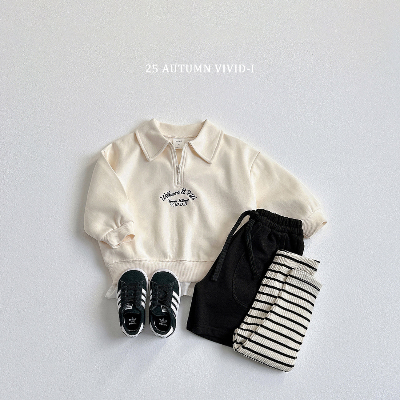 Embroidery Anorak Sweatshirt