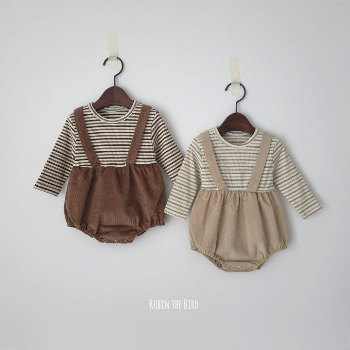 Corduroy Overall Suit