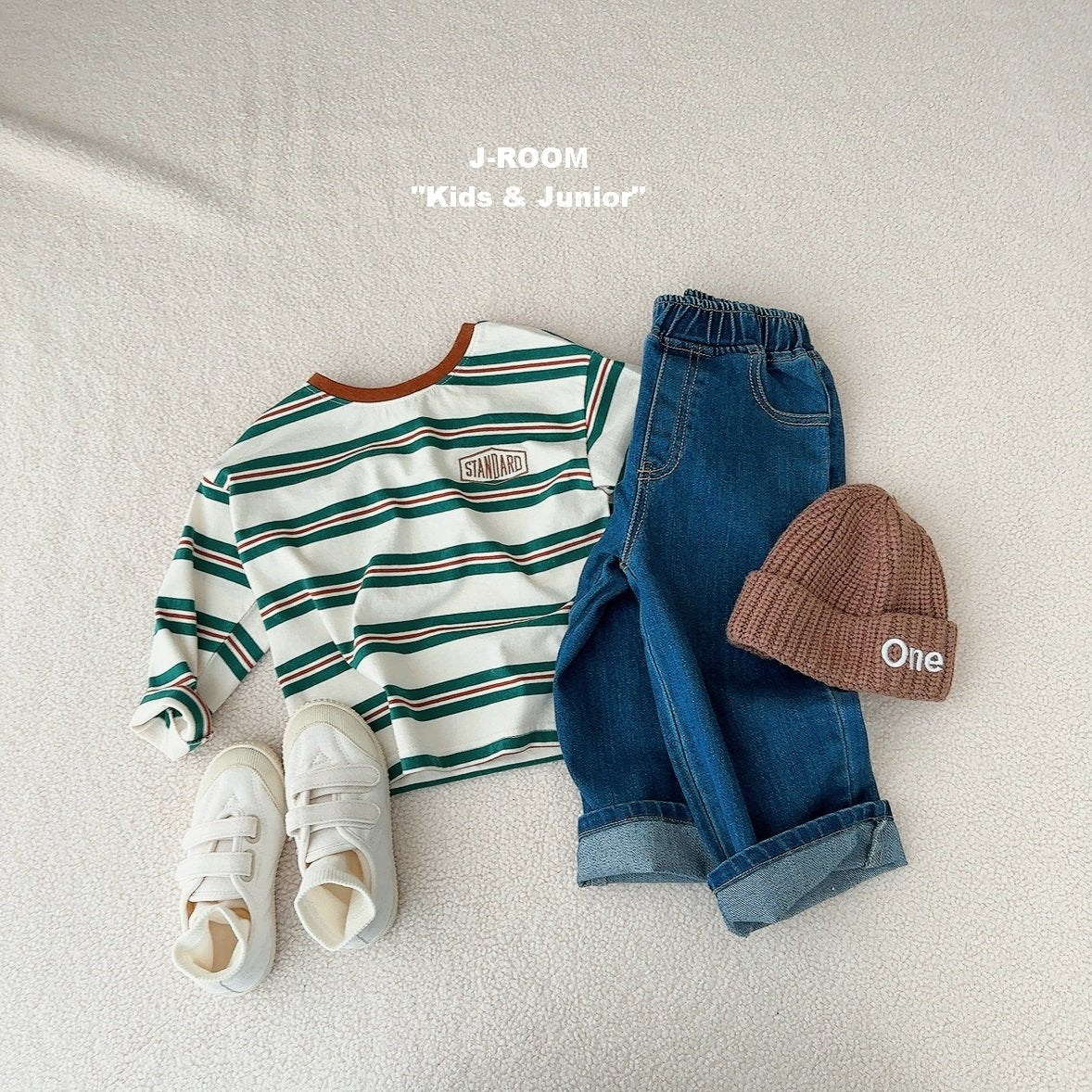 Kale Stripe Tee
