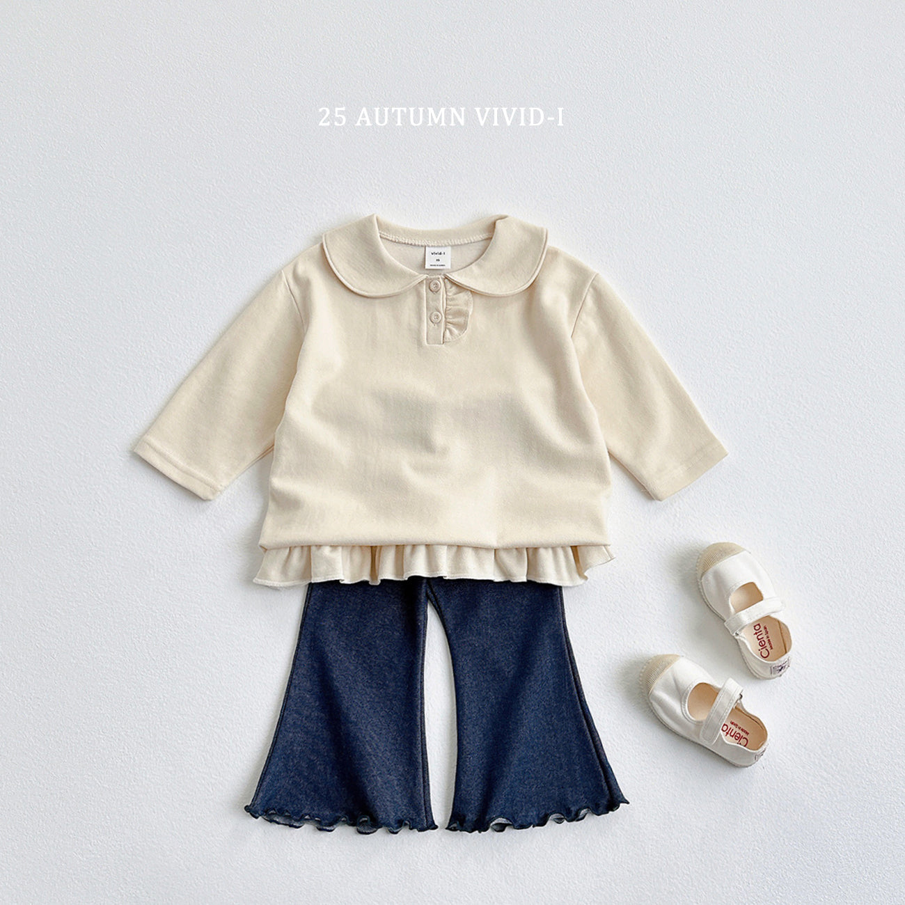 Button Frill Dress