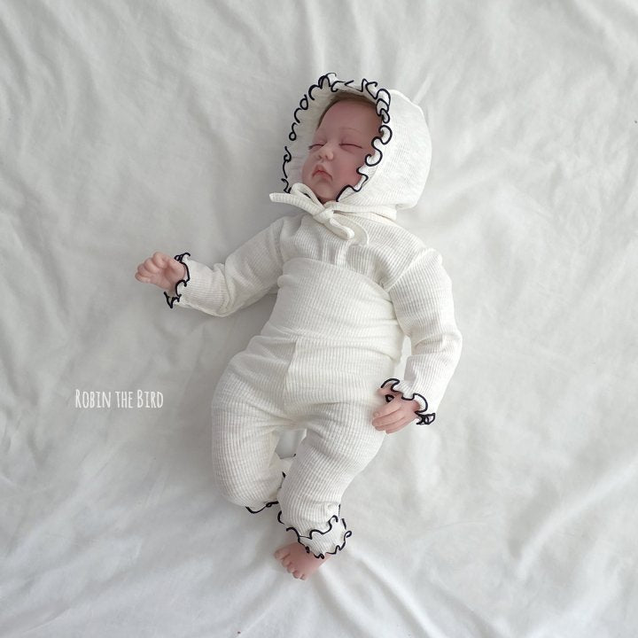 Modal Frill Bodysuit Set