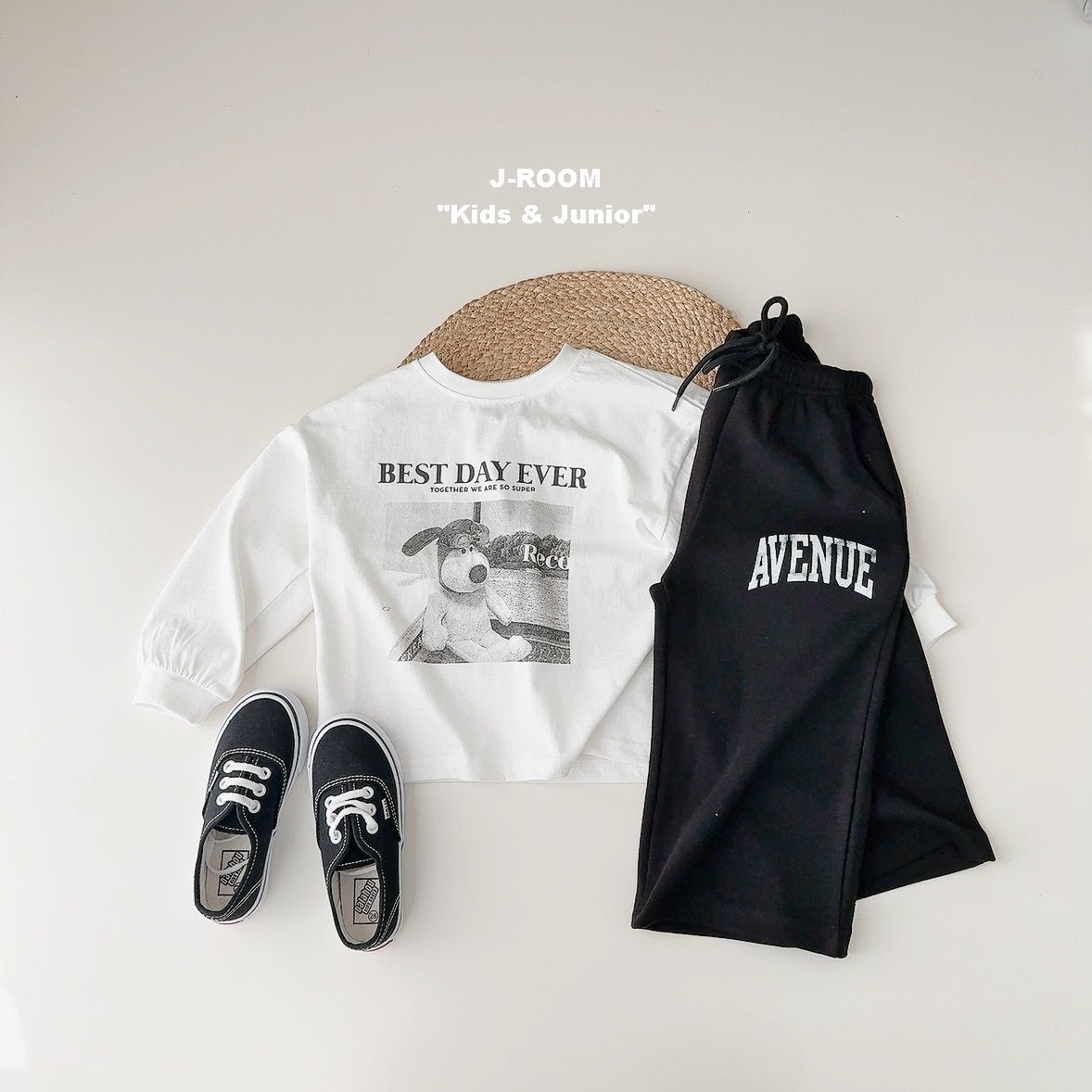 Black &amp; White Photo Print Tee