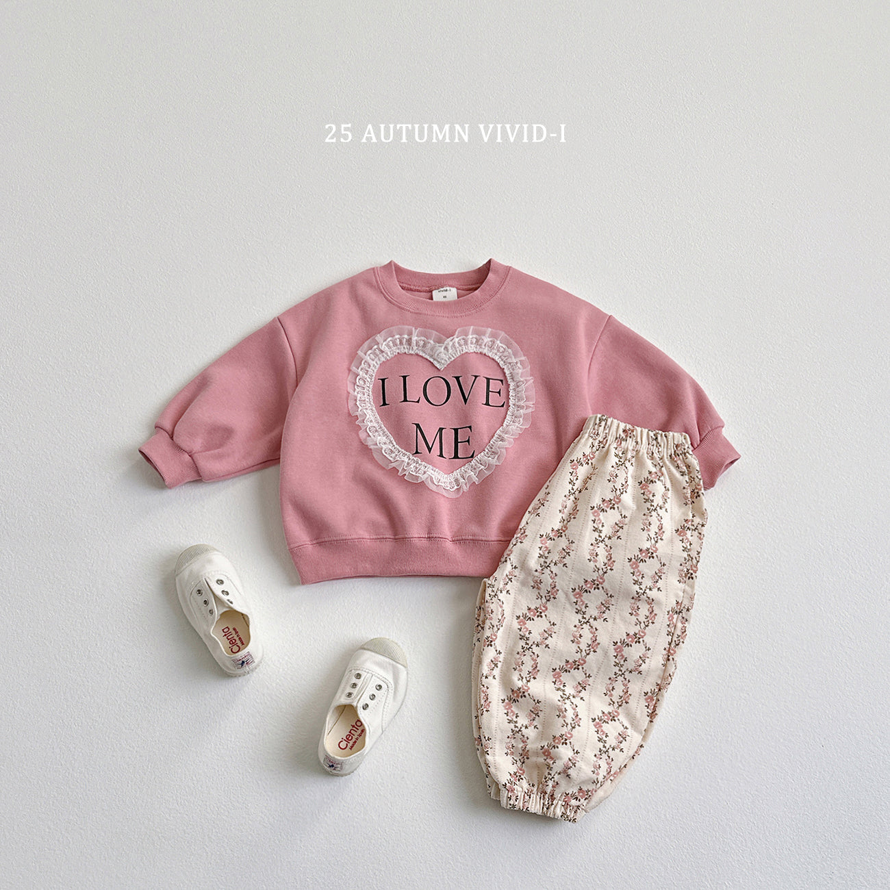 Lace Heart Sweatshirt