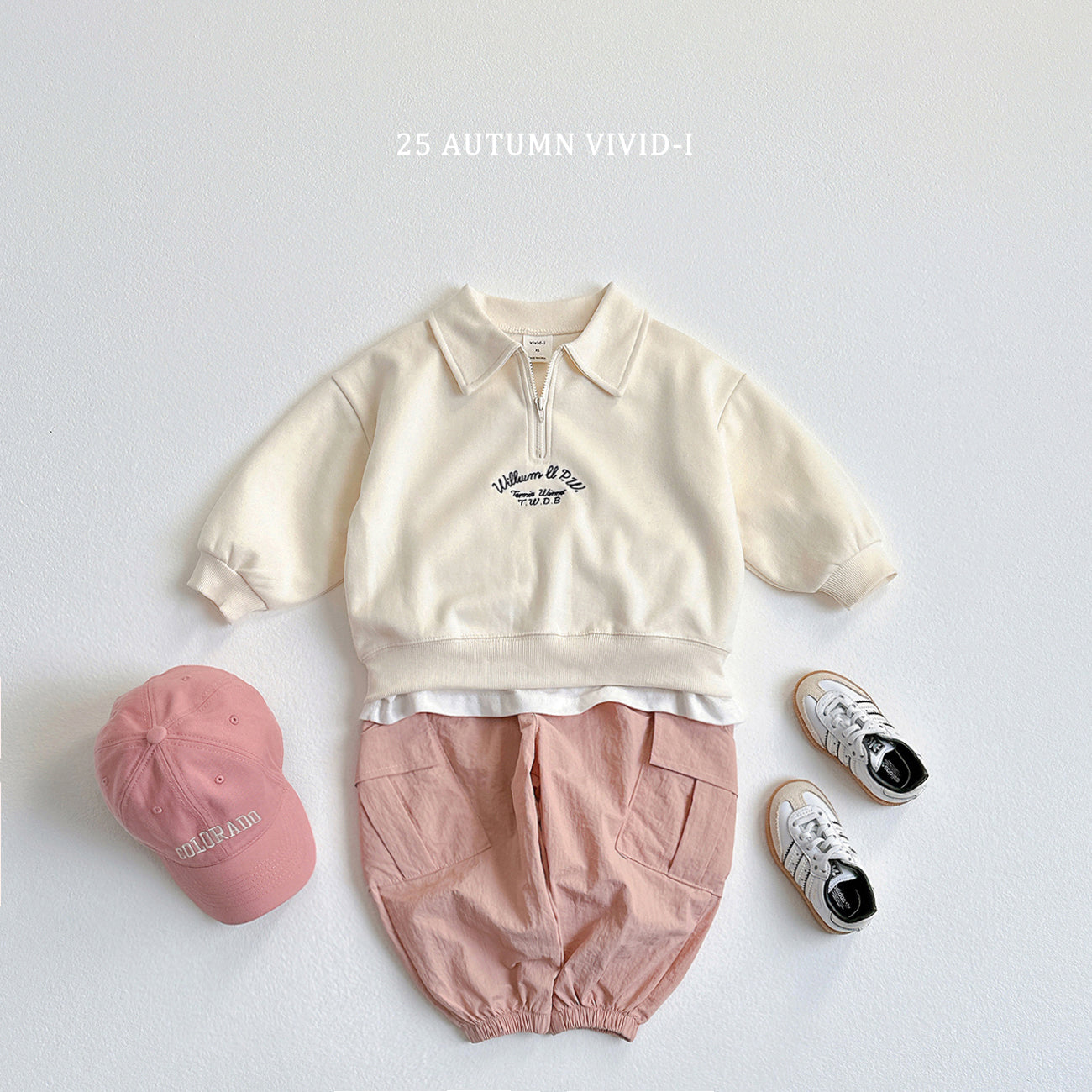 Embroidery Anorak Sweatshirt