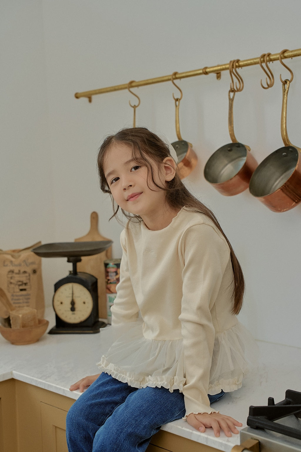 Ribbed Long Tee