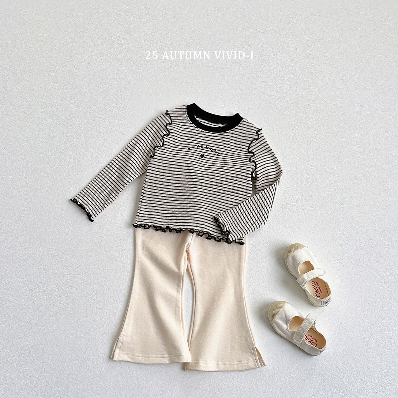 Slit Flared Pants