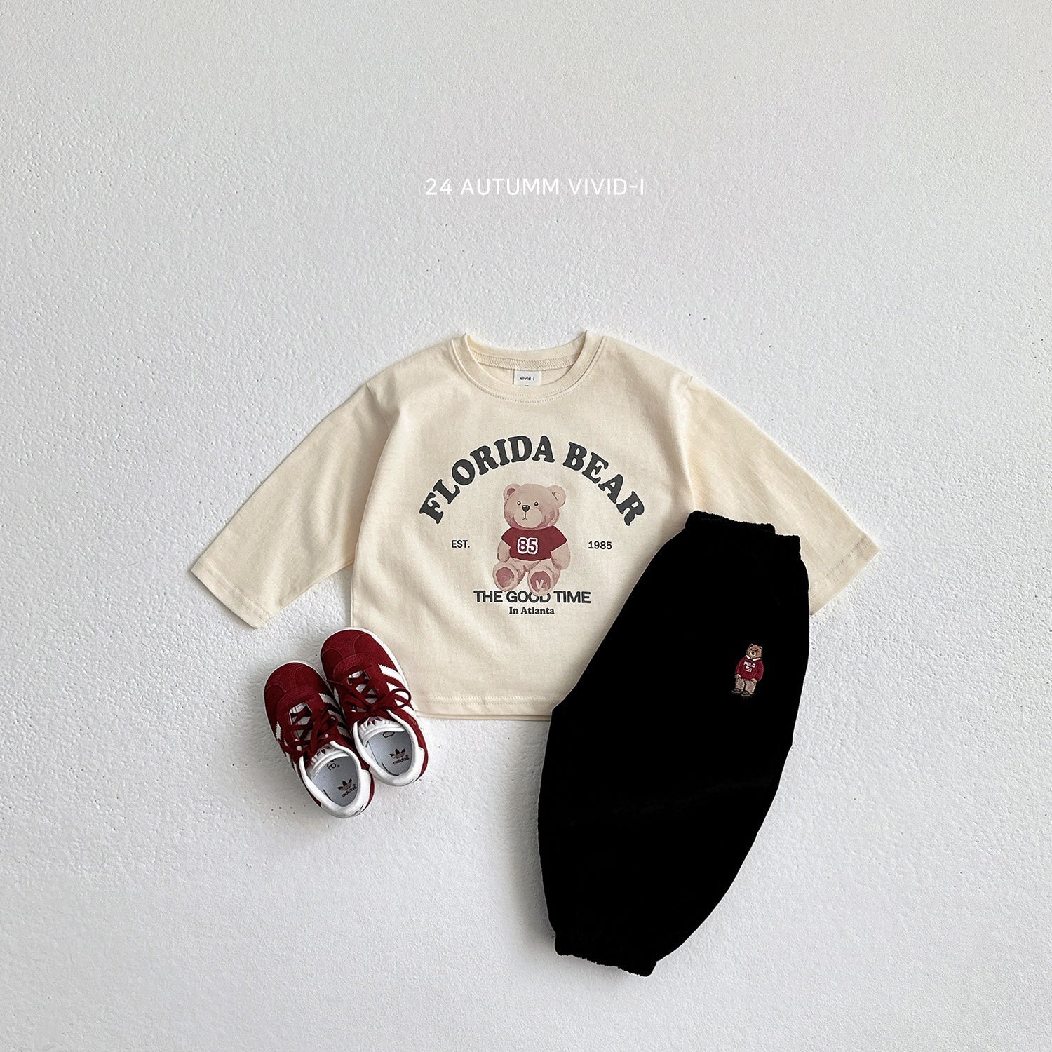 Corduroy Embroidered Jogger