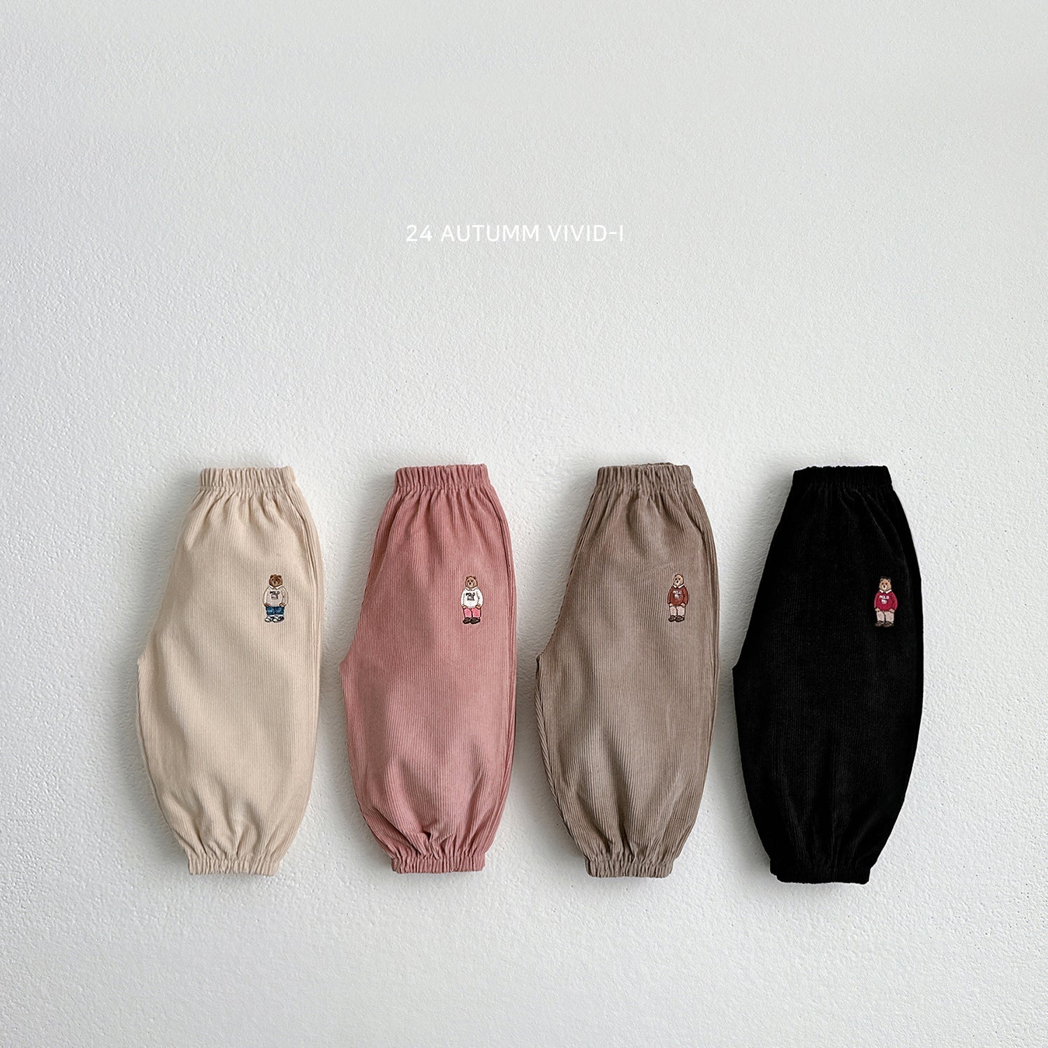 Corduroy Embroidered Jogger